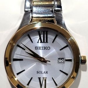 Seiko SUT210 Women's Silver Dial Two-Tone Stainles